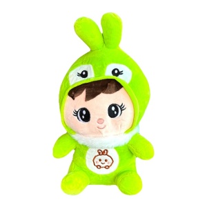 Jucarie de plus pentru copi, Bunny Rabbit, Inaltime 37. Verde