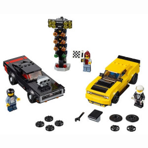 LEGO Speed Champions - 2018 Dodge Challenger SRT Demon si 1970 Dodge Charger R/T 75893, 478 piese
