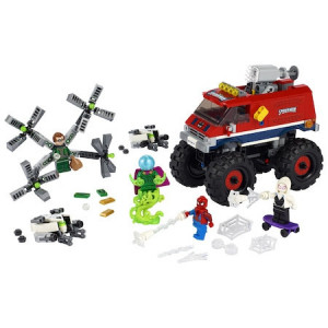 LEGO Super Heroes - Camionul gigant al Omului paianjen contra Mysterio 76174, 439 piese