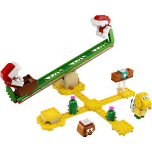 LEGO Super Mario, Set de extindere - Toboganul Plantei Piranha 71365, 217 piese