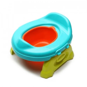 Olita portabila Travel Potty pentru copii, pliabila, pentru acasa si calatorii, 3 ani+, max. 35 kg - Img 3