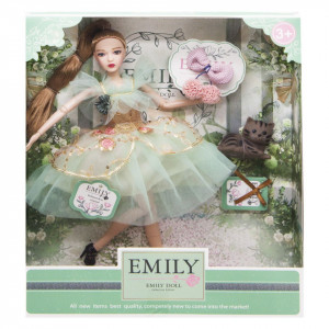 Papusa Emily cu animal de companie si acesorii