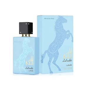 Parfum arabesc, Apa de Parfum Lail Maleki Moroccan Blue, Lattafa, Unisex - 100ml