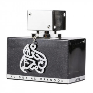 Parfum Lattafa Al Dur Al Maknoon Silver Apa de Parfum 100ml + Deodorant Spray 50ml5