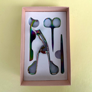 Set patru accesorii pentru stilizarea genelor si sprancenelor, Rainbow - Img 4