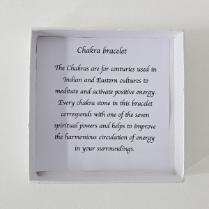Bratara Chakra, din pietre semipretioase in cutie cadou 4