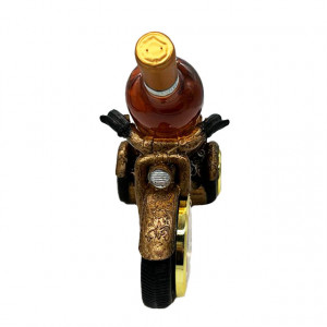 Cadou elegant, decoratiune in forma de motocicleta cu ceas si termometru, vin Rose Bottega, Pinot Grigio 750 ml