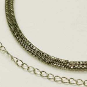 Curea metalica elastica dubla, Wilmiam, Auriu1