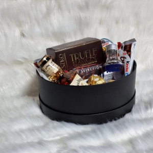 Cutie cadou Selectioner, miniaturi bauturi si dulciuri