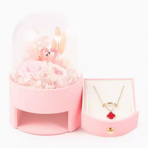 Cutie de bijuterii Blossom cu flori criogenate