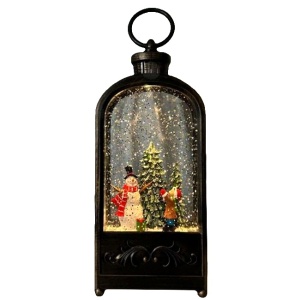 Decoratiune de Craciun cu zapada