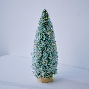 Decoratiune in miniatura "Bradul Inzapezit" - 26cm