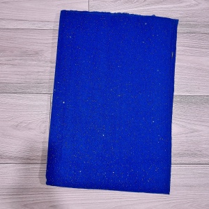 Esarfa lunga de dama Serene Luxe, cu lurex si casmir, Albastru 200x70 cm - Img 5