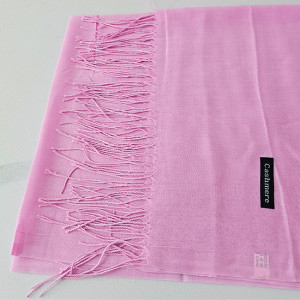 Esarfa lunga Ember, tip fular, cu franjuri simetrici si ambalata in cutie cadou, Lila, 180x65 cm 4