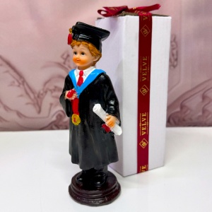 Figurina din rasina, absolvent cu medalie, 17 cm - Img 2