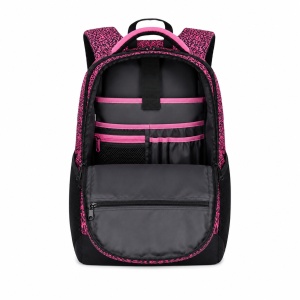 Ghiozdan scolar ergonomic pentru fete Fantasy Unicorn, 40x29x14 cm, Negru-Roz - Img 4