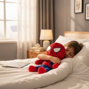 Jucarie de plus Spiderman pentru copii, inaltime 30 cm - Img 2