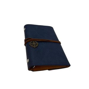 Jurnal Vintage pentru calatorii, bleumarin