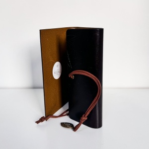 Jurnal Vintage pentru calatorii, in cutie, cu snur, Negru - Img 5