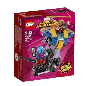 LEGO® Super Heroes Mighty Micros: Star-Lord contra Nebula 76090, +6 ani