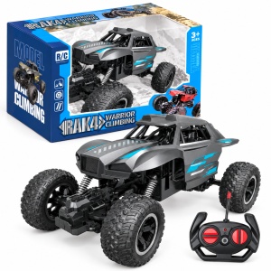 Masina off-road cu telecomanda Warrior Climbing, scara 1:18, tractiune 2WD, gri-negru, 3+ ani - Img 3