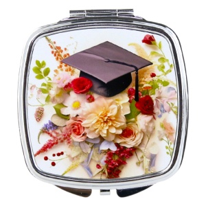 Pachet absolvire pentru profesori Teach, cana ceramica cu mesaj, oglinda eleganta si topper magnet din lemn, in punga festiva - Img 5