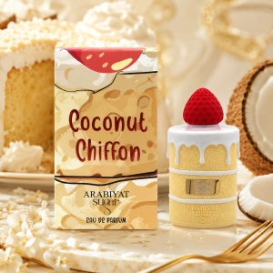 Parfum arabesc, Apa de parfum Arabiyat Sugar Coconut Chiffon, Unisex, 100 ml - Img 2