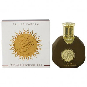 Parfum arabesc, Apa de Parfum Oud Al Khuloud Shamoos, Lattafa, Unisex, 35 ml - Img 4