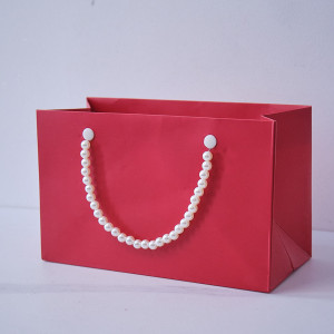 Punga pentru cadouri, in forma de poseta, 22 x 10 x 13.5 cm