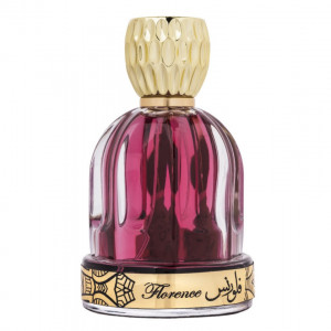 Set cadou fete, Ursulet floral din spuma 25 cm si Parfum Wadi Al Khaleej 100 ml 