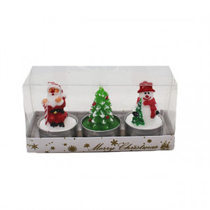 Set 9 lumanarele pentru Craciun cu diverse forme Set 9 lumanarele pentru Craciun cu diverse forme 6