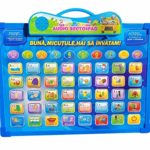 Tableta educativa interactiva in limba romana pentru copii, cu sunete si activitati de invatare