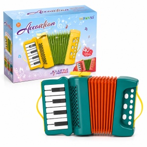 Acordeon electronic pentru copii cu muzica si 40 de melodii - Img 2