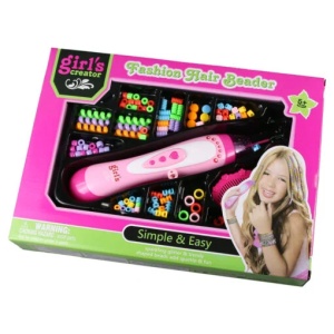 Aparat creativ cu margele Girl’s Creator, pentru impletit parul
