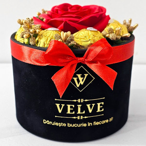 Aranjament floral Chocolate Rose