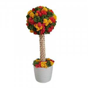 Copacel din licheni stabilizati Autum Tree, 55 cm inaltime, 65 cm circumferinta