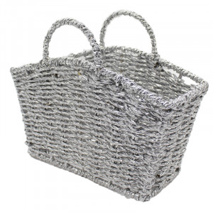 Cosulet decorativ argintiu, ideal pentru ambalarea cadourilor - Img 2