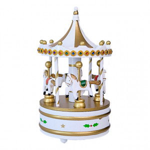 Decoratiune tip Caruselul Muzical „Carnavalul Bucuriei”, Auriu