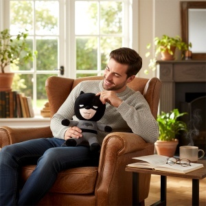 Jucarie de plus supererou Batman pentru copii, inaltime 30 cm - Img 3