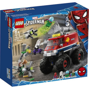 LEGO Super Heroes - Camionul gigant al Omului paianjen contra Mysterio 76174, 439 piese - Img 1