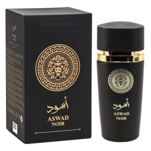 Parfum arabesc, Apa de parfum Al Fakhr Perfumes Aswad Noir, Barbati, 100 ml