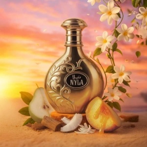 Parfum arabesc, Apa de parfum Arabiyat Prestige Nyla Gold, Femei, 80 ml - Img 3