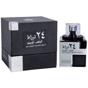 Parfum Lattafa 24 Carat White Gold, Unisex, Apa de Parfum 100ml1