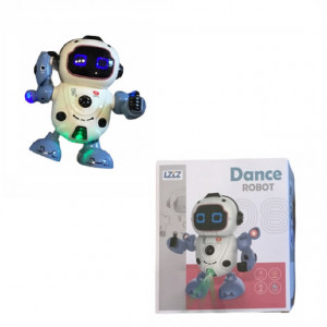 Robotel dansator cu muzica si luminite colorate