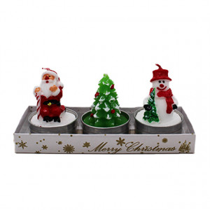 Set 9 lumanarele pentru Craciun cu diverse forme 7