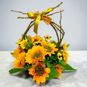 Set Sunflower Delight, cos floral, jurnal elegant, prosecco Mionetto si Toffifee - Img 5