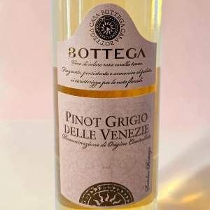 Suport decorativ elegant din lemn pentru sticla bautura cu vin Bottega Pinot Grigio 750 ml - Img 3