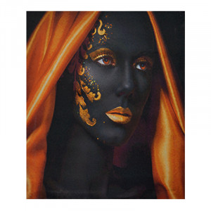 Tablou LED canvas Golden Style cu leduri lumini 64 x 45 cm - Img 1