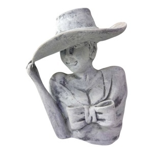 Vaza Venus Lady M, 21cm, Gri Vintage