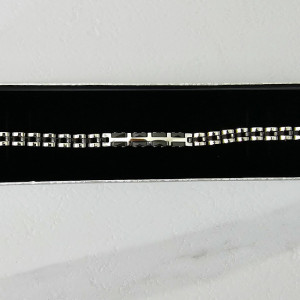 Bratara otel XAY, unisex, ambalata in cutie eleganta, Argintiu/Negru, XAY51